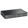 SWITCH PoE TP-LINK  SMART 16 porturi Gigabit (8 PoE+), IEEE 802.3af/at, carcasa metalica, rackabil "TL-SG1016PE" (timbru verde 2