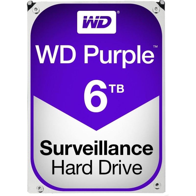HDD WD 6 TB, Purple, 5.400 rpm, buffer 64 MB, pt. supraveghere, "WD60PURZ"