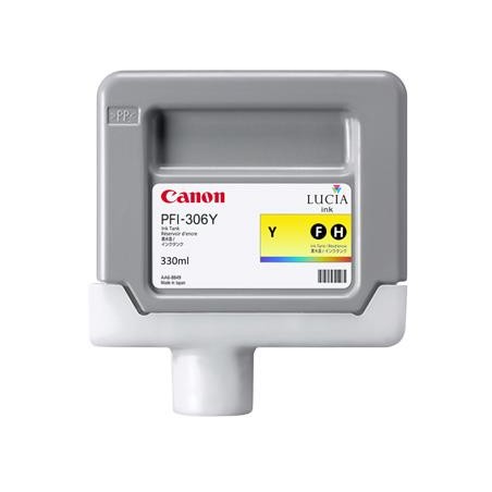 Cartus Cerneala Original Canon Black, PFI-306Y, pentru IPF 8300|8300S|8400|8400S|8400SE|9400|9400S, , (timbru verde 0.15 lei),NO