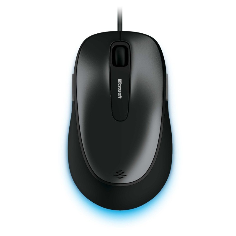 MOUSE MICROSOFT, "Comfort 4500", PC sau NB, cu fir, USB, optic, 1000 dpi, butoane/scroll 4/1, , negru, "4FD-00023" (timbru verde