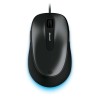 MOUSE MICROSOFT, "Comfort 4500", PC sau NB, cu fir, USB, optic, 1000 dpi, butoane/scroll 4/1, , negru, "4FD-00023" (timbru verde