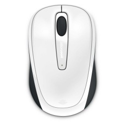 MOUSE MICROSOFT, "MOBILE 3500", PC sau NB, wireless, 2.4GHz, optic, 1000 dpi, butoane/scroll 3/1, , alb, "GMF-00196" (timbru ver