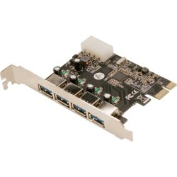 CARD adaptor LOGILINK, PCI-Express la 4 x USB3.0, "PC0057A"