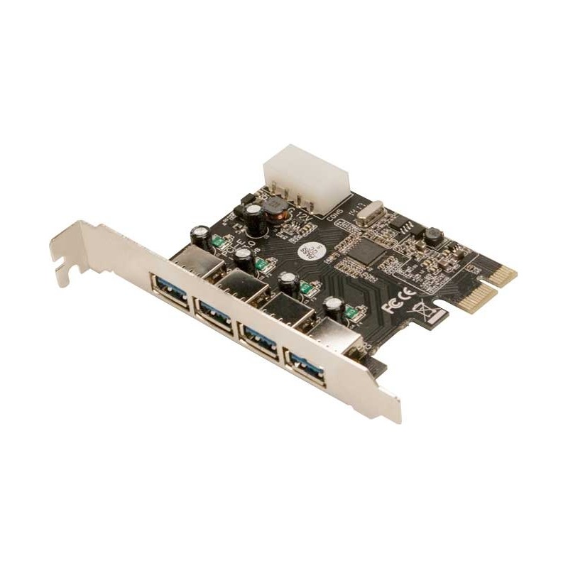CARD adaptor LOGILINK, PCI-Express la 4 x USB3.0, "PC0057A"