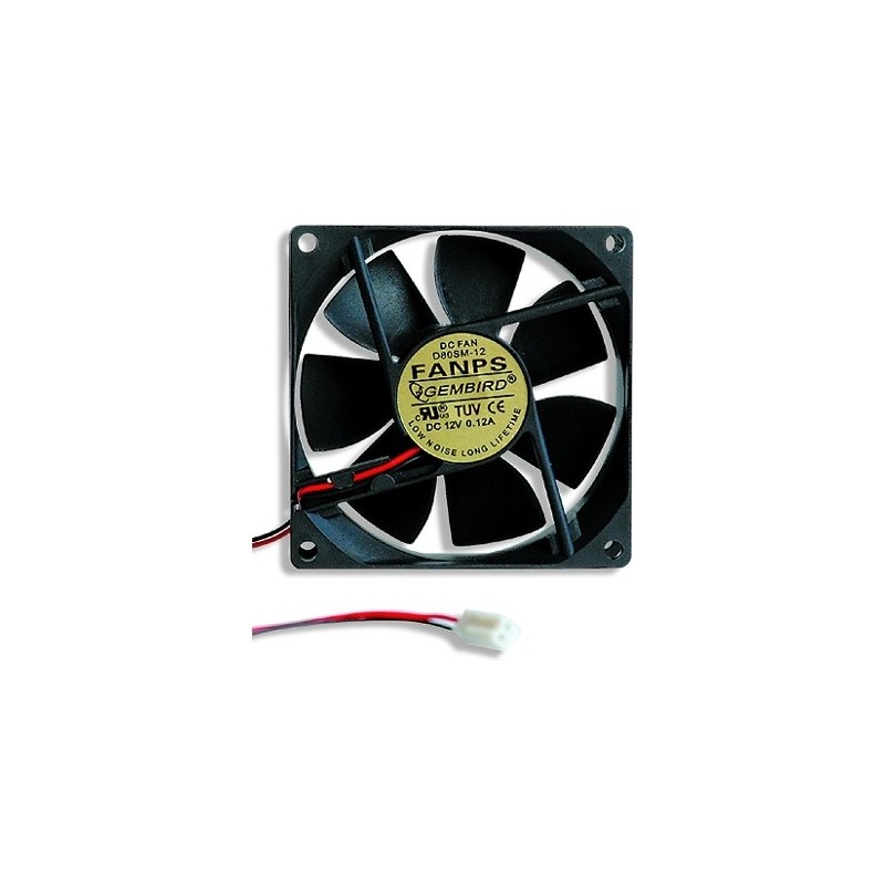 VENTILATOR GEMBIRD, pt sursa PC, 80 mm, 2000 rpm, "FANPS" (timbru verde 0.18 lei)