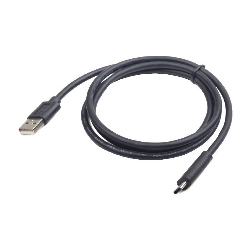 CABLU alimentare si date GEMBIRD, pt. smartphone, USB 2.0 (T) la USB 2.0 Type-C (T), 3m, negru, "CCP-USB2-AMCM-10" (timbru verde