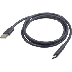 CABLU alimentare si date GEMBIRD, pt. smartphone, USB 2.0 (T) la USB 2.0 Type-C (T), 3m, negru, "CCP-USB2-AMCM-10" (timbru verde