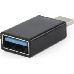 ADAPTOR GEMBIRD, pt. smartphone, USB 3.0 Type-C (T) la USB 3.0 (M), negru, "A-USB3-CMAF-01" (timbru verde 0.08 lei)