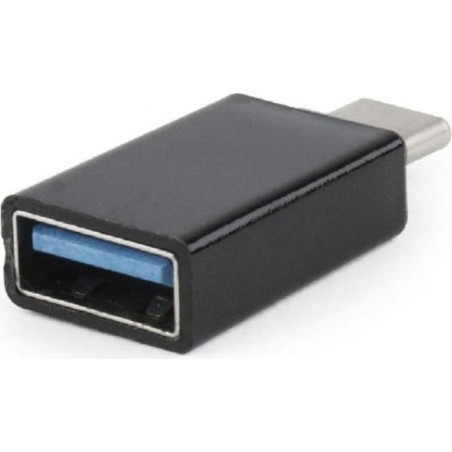ADAPTOR GEMBIRD, pt. smartphone, USB 3.0 Type-C (T) la USB 3.0 (M), negru, "A-USB3-CMAF-01" (timbru verde 0.08 lei)