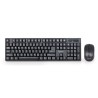 KIT wireless GEMBIRD, tastatura wireless 104 taste + mouse wireless 1000dpi, 4 butoane, rotita scroll, black "KBS-W-01"  (timbru