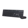 KIT wireless GEMBIRD, tastatura wireless 104 taste + mouse wireless 1000dpi, 4 butoane, rotita scroll, black "KBS-W-01"  (timbru