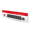 KIT wireless GEMBIRD, tastatura wireless 104 taste + mouse wireless 1000dpi, 4 butoane, rotita scroll, black "KBS-W-01"  (timbru