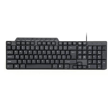 TASTATURA GEMBIRD USB, multimedia 102 taste + 9 taste multimedia, black "KB-UM-104"/45505703  (timbru verde 0.8 lei)