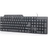TASTATURA GEMBIRD USB, multimedia 102 taste + 9 taste multimedia, black "KB-UM-104"/45505703  (timbru verde 0.8 lei)