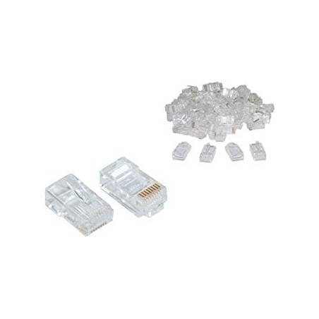 MUFA RJ-45 GEMBIRD pt. cablu UTP, Cat5e, RJ-45 (T), plastic, 10 buc, "LC-8P8C-001/10" / 45505979