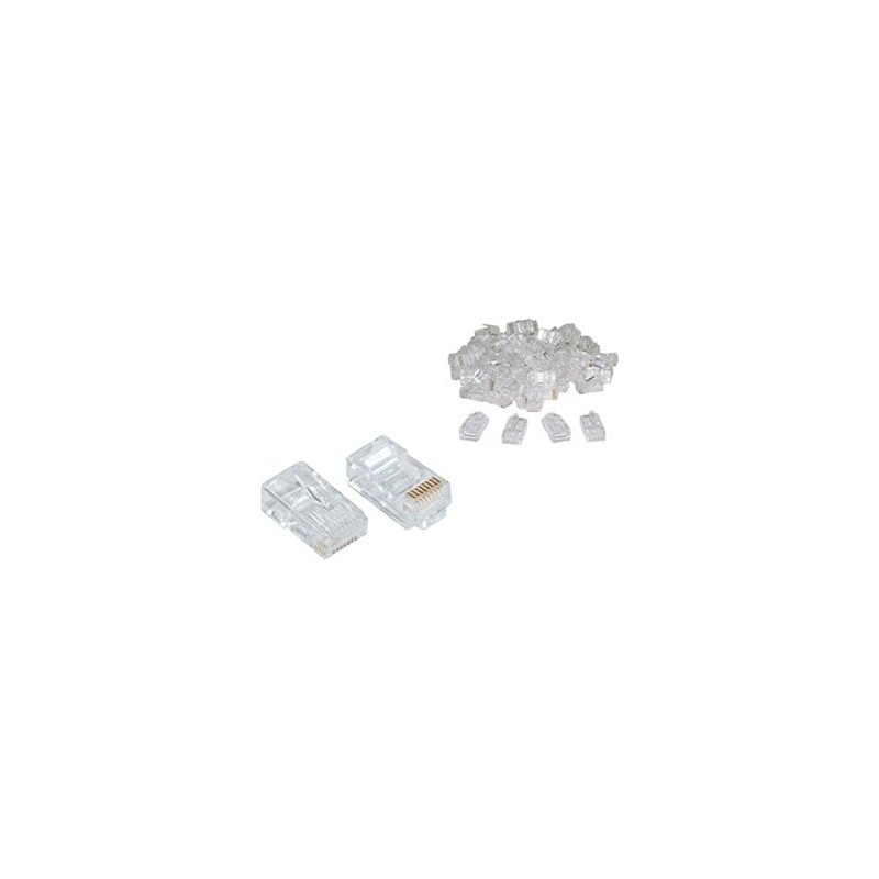 MUFA RJ-45 GEMBIRD pt. cablu UTP, Cat5e, RJ-45 (T), plastic, 50 buc, "LC-8P8C-001/50"