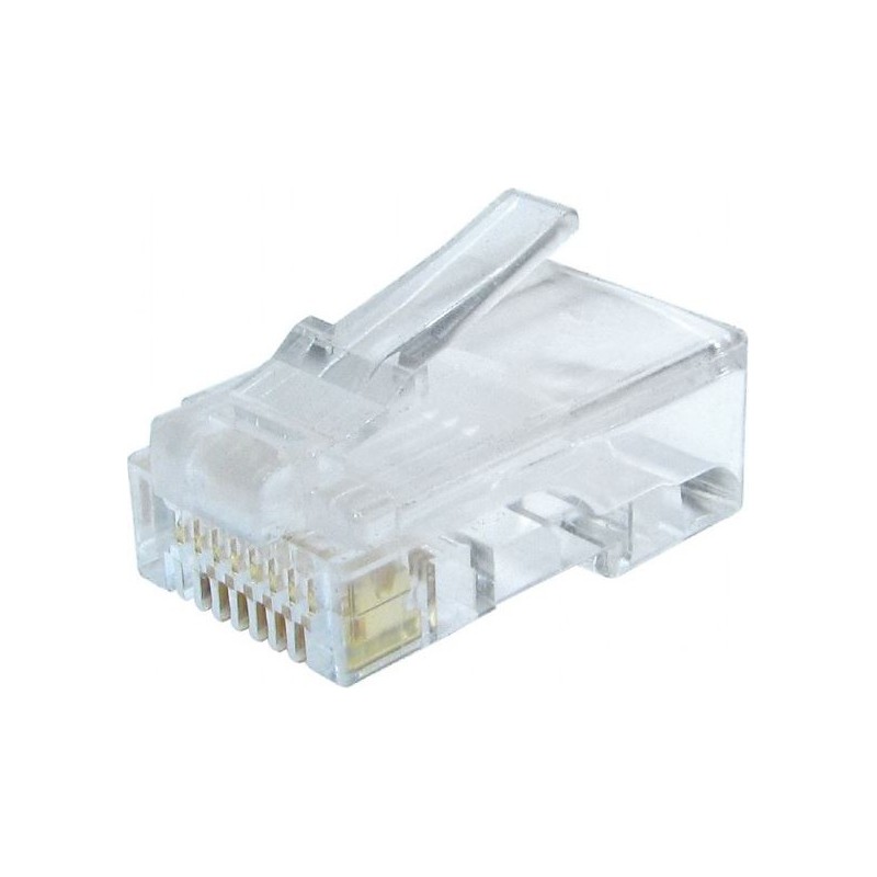 MUFA RJ-45 GEMBIRD pt. cablu UTP, Cat6, RJ-45 (T), plastic, 10 buc, "LC-8P8C-002/10"