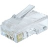 MUFA RJ-45 GEMBIRD pt. cablu UTP, Cat6, RJ-45 (T), plastic, 10 buc, "LC-8P8C-002/10"
