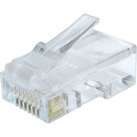 MUFA RJ-45 GEMBIRD pt. cablu UTP, Cat6, RJ-45 (T), plastic, 50 buc, "LC-8P8C-002/50"