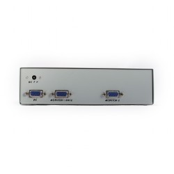 SPLITTER video GEMBIRD, split 2 monitoare la 1 PC, conector 1: VGA (M); conector 2: VGA (M) x 2, "GVS122" (timbru verde 0.8 lei)