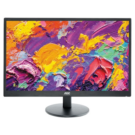 MONITOR AOC 23.6", home, office, MVA, Full HD (1920 x 1080), Wide, 250 cd/mp, 5 ms, VGA, DVI, "M2470SWDA2" (timbru verde 7 lei)