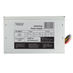 SURSA SPACER 450, 230W for 450 Desktop PC, "SPS-ATX-450",  (timbru verde 0.8 lei)