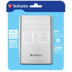 HDD EXTERN 2.5" Verbatim StoreNGo USB3.0 1TB gen.1 silver "53071"  (include TV 0.02 lei)