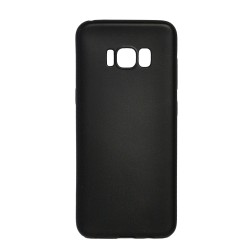 Husa Samsung S8 Spacer, negru, grosime 1 mm, material flexibil TPU, ColorFull Matt Ultra negru "SPT-MUT-SA.S8"