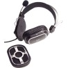CASTI A4tech, "ComfortFIt", cu fir, standard, utilizare multimedia, microfon pe brat, conectare prin Jack 3.5 mm, negru, "HS-50"