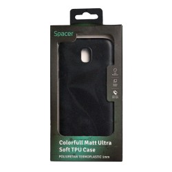 Husa Samsung J5 2017 (doar J530F) Spacer, negru, grosime 1 mm, material flexibil TPU, ColorFull Matt Ultra negru "SPT-MUT-SA.J52