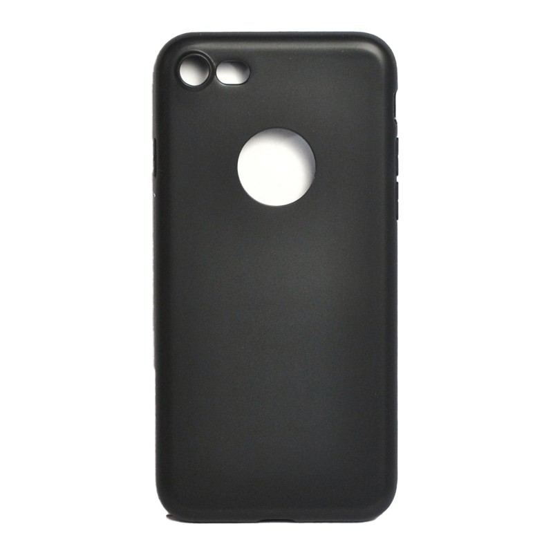 Husa Iphone 7 / Iphone 8 / Iphone SE 2 / Iphone SE 3, grosime 1 mm, material flexibil TPU, ColorFull Matt Ultra negru "SPT-MUT-I