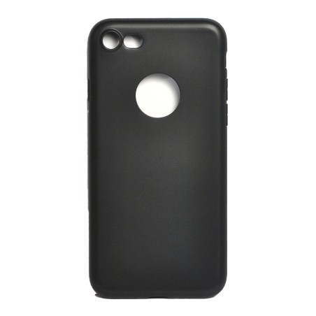 Husa Iphone 7 / Iphone 8 / Iphone SE 2 / Iphone SE 3, grosime 1 mm, material flexibil TPU, ColorFull Matt Ultra negru "SPT-MUT-I