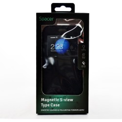 Husa Iphone 7 / Iphone 8 / Iphone SE 2 / Iphone SE 3, magnetica tip portofel, negru "SPT-M-IP.7G"