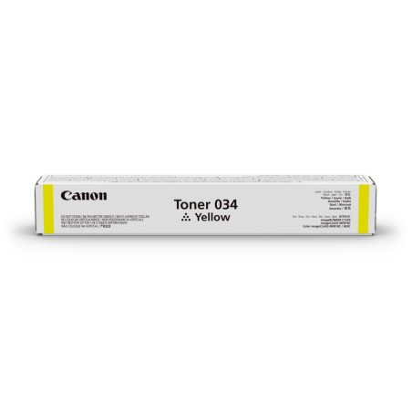 Toner Original Canon Yellow, 034Y, pentru IR C1225iF|C1225, 7.3K, (timbru verde 1.2 lei) ,NOPP, "CF9451B001AA"
