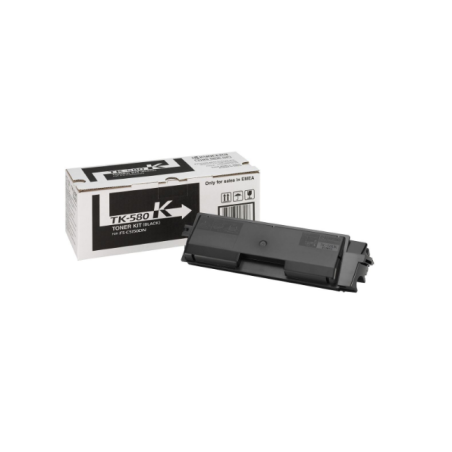 Toner Original Kyocera Black TK-580K, pentru FS-C5150DN, ECOSYS P6021cdn 3.5K, "TK-580K"