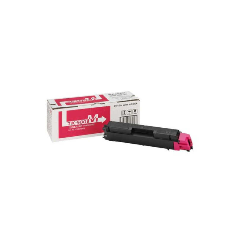 Toner Original Kyocera Magenta TK-580M, pentru FS-C5150DN, ECOSYS P6021cdn 2.8K, "TK-580M"