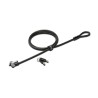 CABLU securitate KENSINGTON pt. notebook slot Wedge, cheie standard, conectare directa,1.5m, cablu otel carbon, permite pivotare