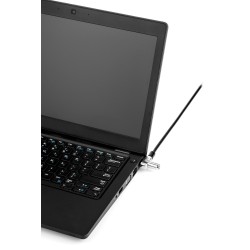 CABLU securitate KENSINGTON pt. notebook slot Wedge, cheie standard, conectare directa,1.5m, cablu otel carbon, permite pivotare