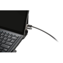 CABLU securitate KENSINGTON pt. notebook slot Wedge, cheie standard, conectare directa,1.5m, cablu otel carbon, permite pivotare