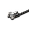 CABLU securitate KENSINGTON pt. notebook slot Wedge, cheie standard, conectare directa,1.5m, cablu otel carbon, permite pivotare