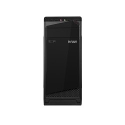 CARCASA DELUXE Middle Tower ATX, 450 (230W for 450W Desktop PC), USB 2.0 x 2 | Jack 3.5mm x 2, fara accesorii, "DW605" (timbru v