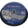 BD-R VERBATIM  25GB, viteza 6x, 10 buc, Single Layer, spindle, printabil, "Wide Inkjet Printable" "43804"