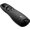 PRESENTER LOGITECH R400, wireless, laser 2.4 Ghz, max. 15 m, baterii AAA x2, negru, "910-001356" (timbru verde 0.18 lei)
