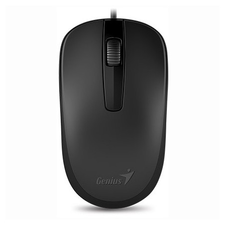 MOUSE Genius, "DX-110", PC sau NB, cu fir, USB, optic, 1000 dpi, butoane/scroll 3/1, , negru, "31010116100" (timbru verde 0.18 l