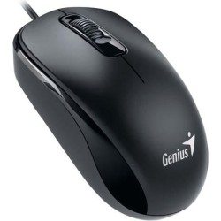 MOUSE Genius, "DX-110", PC sau NB, cu fir, USB, optic, 1000 dpi, butoane/scroll 3/1, , negru, "31010116100" (timbru verde 0.18 l