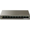 TENDA 8-PORT POE SWITCH TEF1110P-8-102W "TEF1110P-8-102W"  (timbru verde 2 lei)