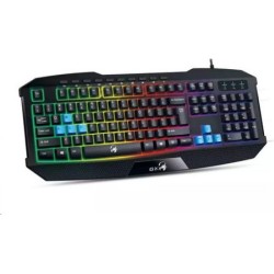 TASTATURA GENIUS gaming USB, multimedia, 104 taste + 10 taste multimedia, iluminare 7 culori, black, "Scorpion K215" "3131047410