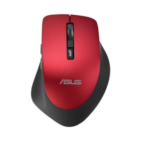MOUSE Asus, "WT425", PC sau NB, wireless, 2.4GHz, optic, 1600 dpi, butoane/scroll 6/1, , negru / rosu, "90XB0280-BMU030" (timbru