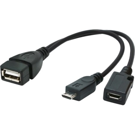 CABLU adaptor OTG GEMBIRD, pt. smartphone,Micro-USB2.0(T) la USB2.0(M),15cm,conectarea telef. la tastatura,mouse,HUB,port Micro-