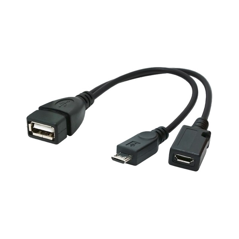 CABLU adaptor OTG GEMBIRD, pt. smartphone,Micro-USB2.0(T) la USB2.0(M),15cm,conectarea telef. la tastatura,mouse,HUB,port Micro-